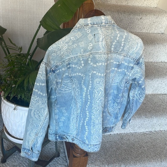 Wild Fable Oversized Bohemian Jean Jacket - Picture 6 of 11